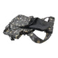 Gassi-Tasche mit Flaschenhalter „Konstanz“ Pfotendesign Schwarz 71038