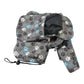 Gassi-Tasche Konstanz 71049 im Pfoten-Design mit Frontfach - mit umkehrbarer, vollständig wasserfester Innenfütterung ausgestattet. 
