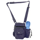 Gassi-Tasche mit Flaschenhalter „Konstanz“ Cord Lavendelviolett (102)