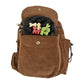 Gassi-Tasche mit Flaschenhalter „Konstanz“ Cord Goldbraun (110)