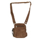 Gassi-Tasche mit Flaschenhalter „Konstanz“ Cord Goldbraun (110)