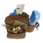 Gassi-Tasche mit Flaschenhalter „Konstanz“ Cord Goldbraun (110)