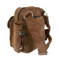 Gassi-Tasche mit Flaschenhalter „Konstanz“ Cord Goldbraun (110)