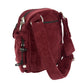 Gassi-Tasche mit Flaschenhalter „Konstanz“ Cord Bordeauxrot (118)