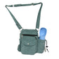 Gassi-Tasche mit Flaschenhalter „Konstanz“ Cord Salbei (119)