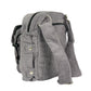 Gassi-Tasche mit Flaschenhalter „Konstanz“ Cord Hellgrau (123)