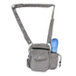 Gassi-Tasche mit Flaschenhalter „Konstanz“ Cord Hellgrau (123)