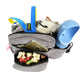 Gassi-Tasche mit Flaschenhalter „Konstanz“ Cord Hellgrau (123)
