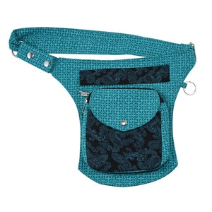 Gürteltasche mit Druckknopfverschluss und D-Ring für Karabiner