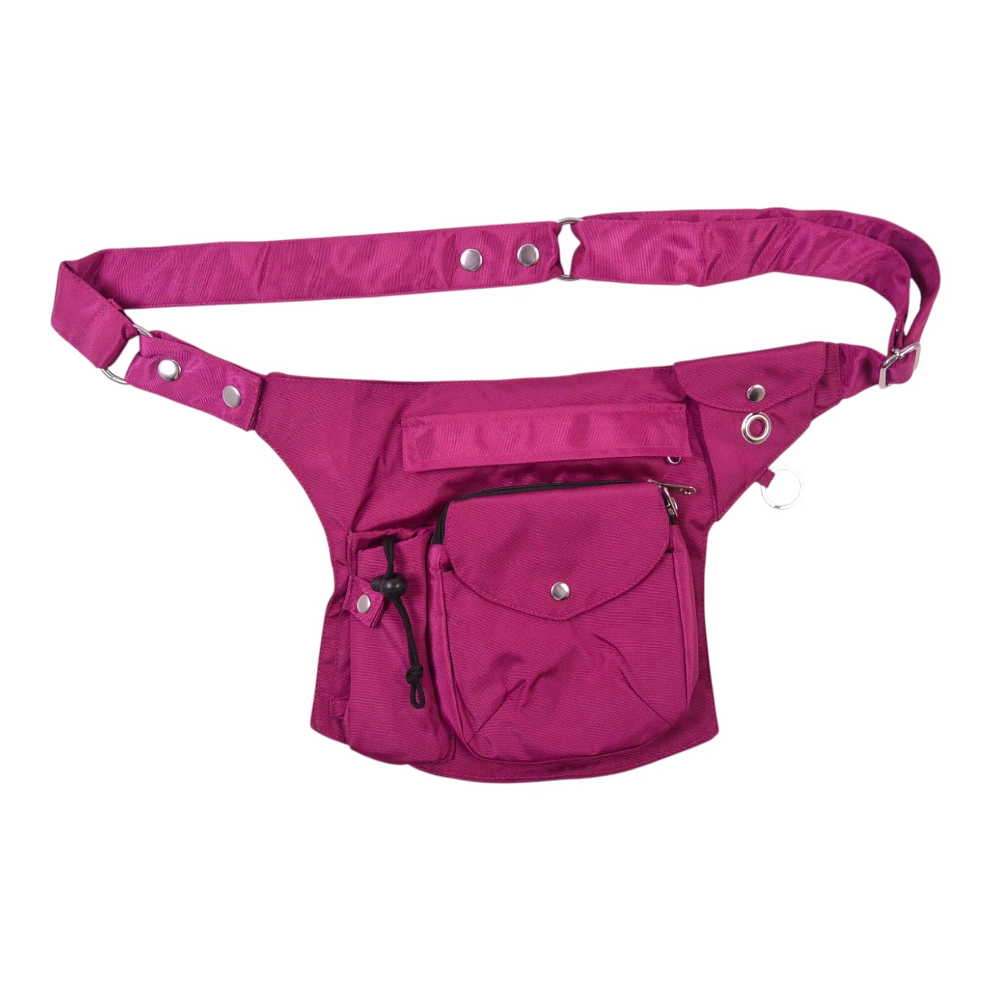 Wasserabweisende Gassi-Tasche „Brandenburg“ in Fuchsia – Vorderansicht