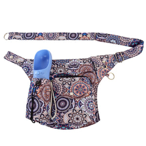 Wasserabweisende Gassi-Tasche im hellen Mandala Design mit Flaschenhalter - Brandenburg 71081 Nijens Shop