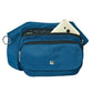 Gassi-Tasche Frankfurt in Petrol-Blau – wasserabweisende Hüfttasche mit Handyfach 