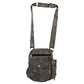 Gassi-Tasche Konstanz in Graubraun mit Mandala-Blumenmuster – Front