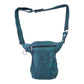 Gassi-Tasche "Super-Hannover" Baumwoll-Canvas Petrol (04)