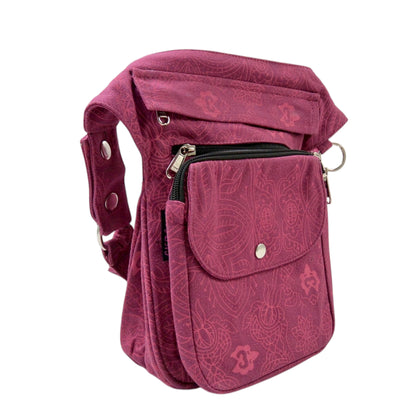 Gassi-Tasche "Super-Hannover" Baumwoll-Canvas Fuchsia (11)