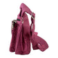 Gassi-Tasche "Super-Hannover" Baumwoll-Canvas Fuchsia (11)