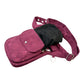 Gassi-Tasche "Super-Hannover" Baumwoll-Canvas Fuchsia (11)