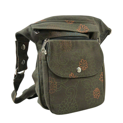 Gassi-Tasche "Super-Hannover" Baumwoll-Canvas Olivgrün (26)