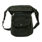 Gassi-Tasche Super-Hannover aus Cord Lodengrün - Frontalansicht.
