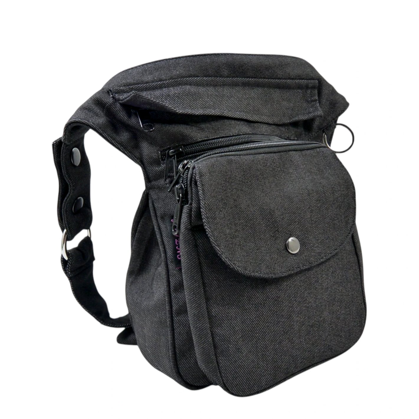 Gassi-Tasche "Super-Hannover" Baumwoll-Canvas Charcoal (Denim 001)