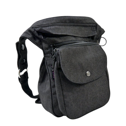 Gassi-Tasche "Super-Hannover" Baumwoll-Canvas Charcoal (Denim 001)