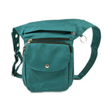 Frontansicht der Gassitasche SUPER HANNOVER 71020 in Petrol – wasserfest und stilvoll