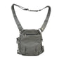 Gassi-Tasche mit Flaschenhalter „Konstanz“ Baumwoll-Canvas Grau (7701)
