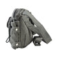 Gassi-Tasche mit Flaschenhalter „Konstanz“ Baumwoll-Canvas Grau (7701)