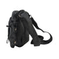 Gassi-Tasche mit Flaschenhalter „Konstanz“ Baumwoll-Canvas Schwarz (7703)