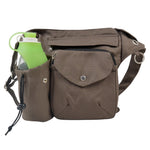 Wasserabweisende Gassi-Tasche in braun mit Flaschenhalter - Brandenburg 71021 Nijens Shop