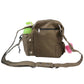 3-in-1 Gassi-Tasche in Braun – für Wasser, Snacks & Beutel - Rückseite