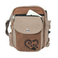 Hundetasche Konstanz in Braun und Sand mit Handyfach, robust und praktisch für unterwegs