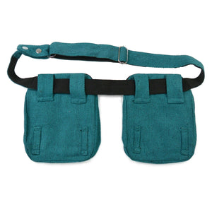 Doppelte Gassi-Tasche - Stoff, Türkis - Dresden 2T 021 Nijens Shop