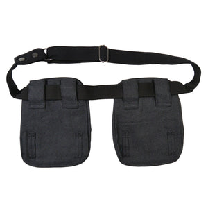 Doppelte Gassi-Tasche - Jeans Charcoal - Dresden Denim 1 Nijens Shop