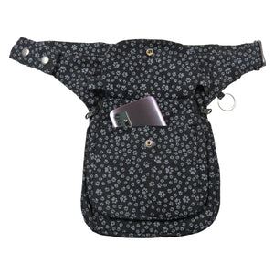 Gassi-Tasche S-XXXL Leckerlitasche mit Hundepfoten-Muster 2