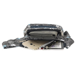 Gassi-Tasche Bauchtasche Stoff mit Pfoten-Design - Nijens Hannover 44
