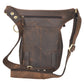 Gassi-Tasche Leder Dunkelbraun - S-XXXL - Nijens Shop