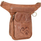 dog walking Bag leather TAN brown - S-XXXL - Nijens Hannover NJ-25 1049