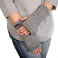Hand knitted wool Pulse warmer in chocolate brown Nijens Hadar 12