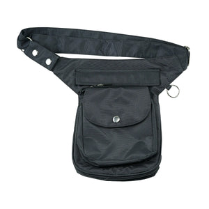 Gassi-Tasche Wasserdichte Einfarbige Charcoal Nylon