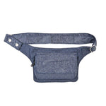 Bauchtasche Hüfttasche Jeans mit Paisley Motiv in Blau