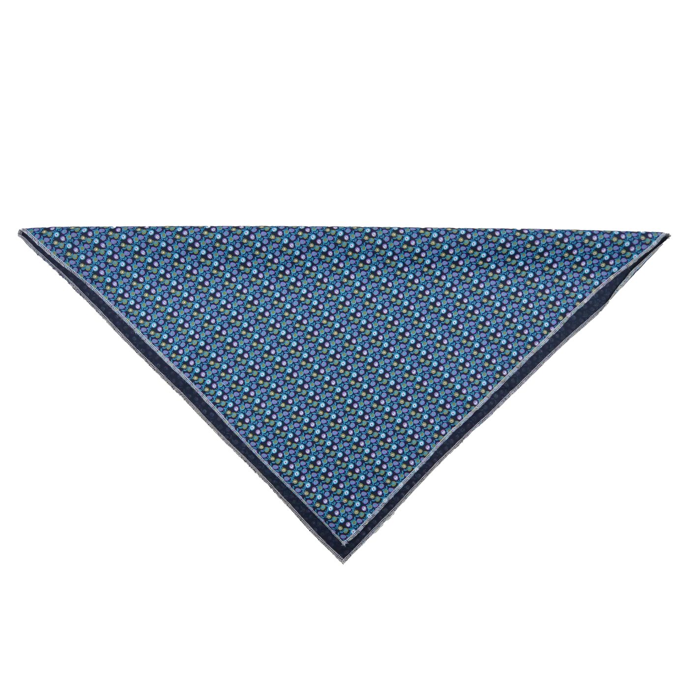 Dreieckige Hundehalstuch, Bandana-Tuch, Stoff Halstuch in Blau