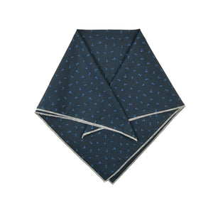 Hundebandana, Stoff mit Ankern Muster in Blau L - 205 Nijens Shop