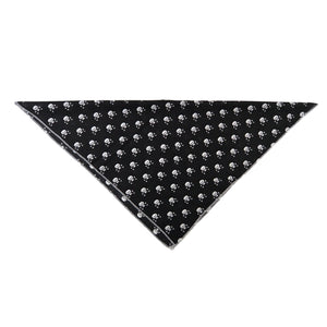 Hundebandana S/L, Stoff mit Totenkopf Muster in Schwarz - 209 Nijens Shop