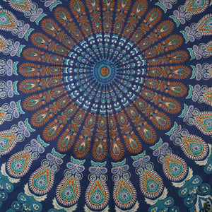 Indisches Laken Wandtuch Mandala Hippie Tagesdecke  - Dekor Decke Groß 81 / 298 Nijens