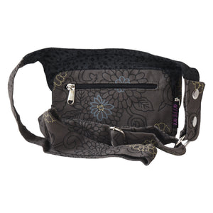 Nijens Bauchtasche Hippie Tasche aus Stoff in Grau - 2 