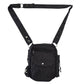 Schwarze Gassi-Tasche mit Flaschenhalter für deinen Hund,
Kotbeutelspender. Nijens Shop