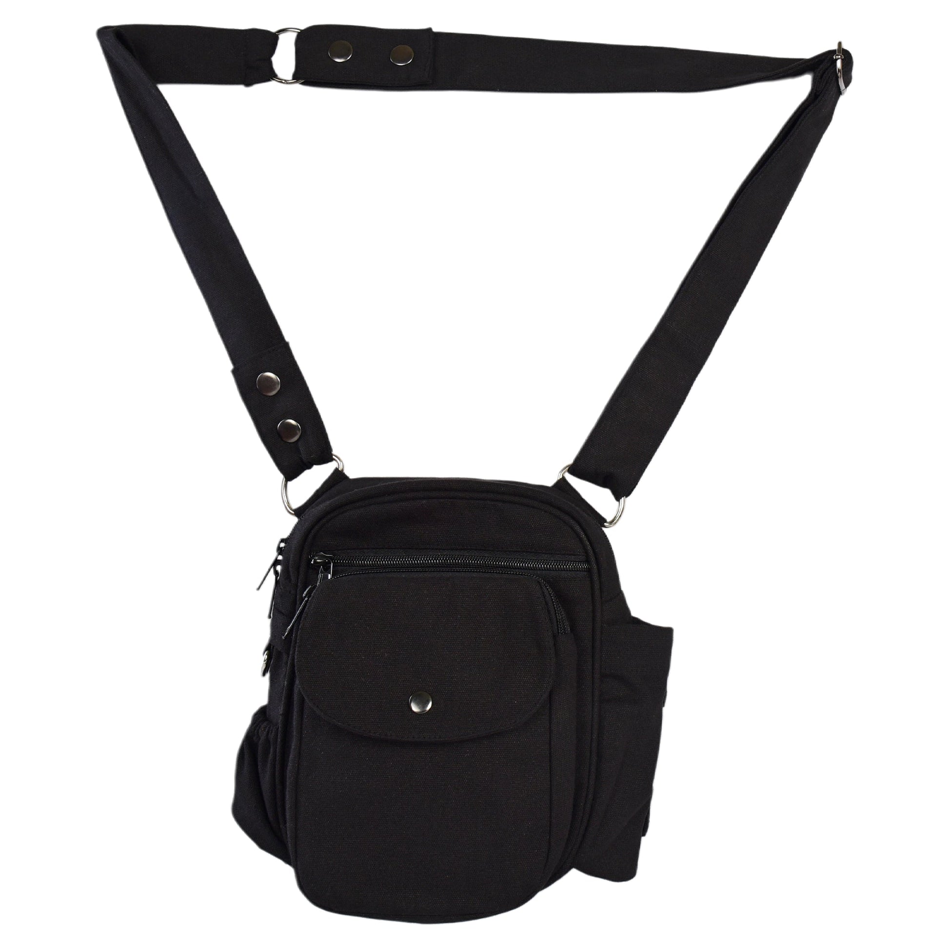 Multifunktionale Gassi-Tasche mit Trinkflaschenhalter - Konstanz black Nijens Shop