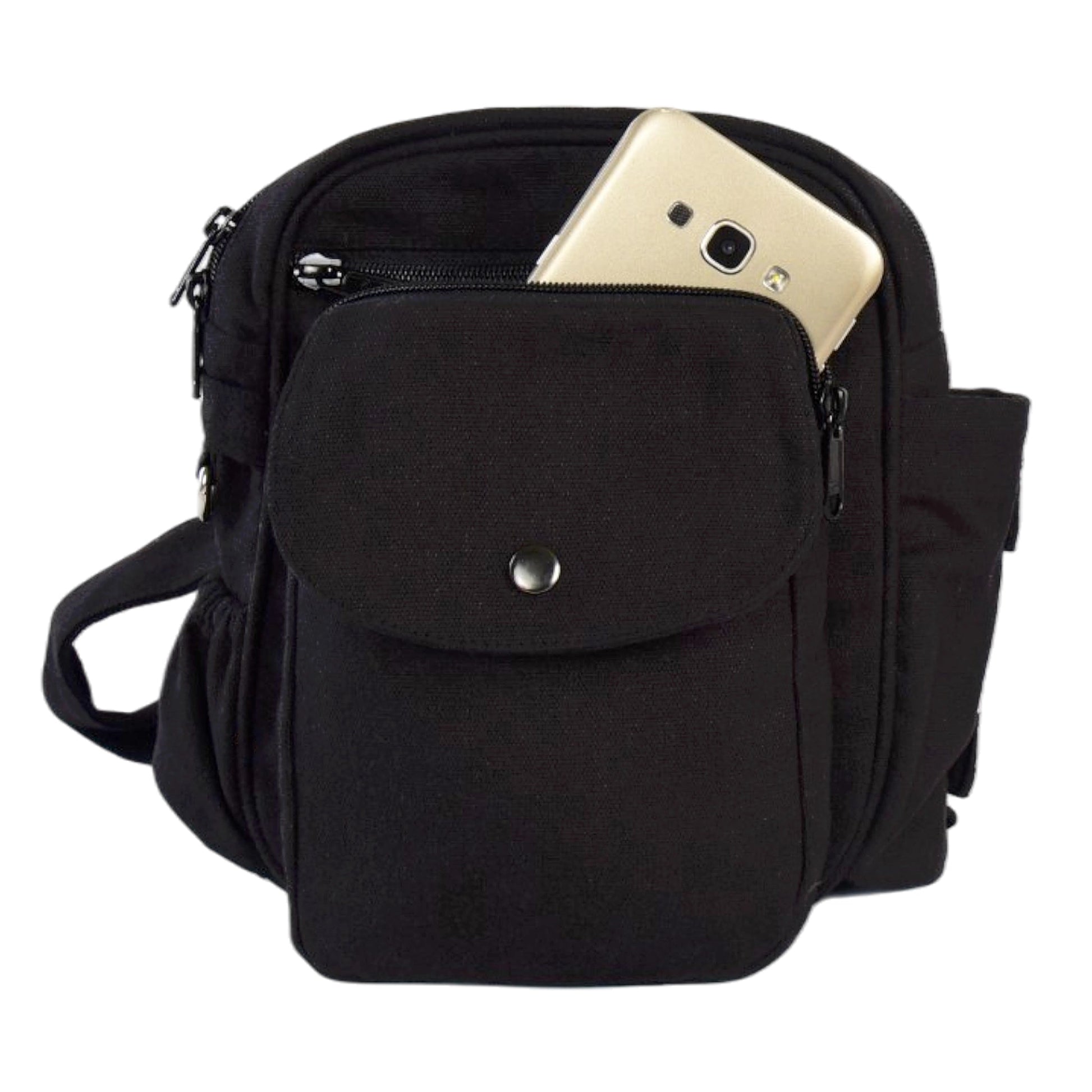 Multifunktionale Gassi-Tasche mit Trinkflaschenhalter - Konstanz black Nijens Shop