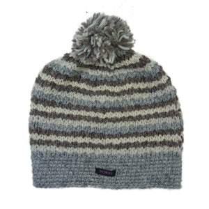 Bommelmütze, Wollmütze Gestreift aus Schurwolle - Krian C-19 Nijens Shop